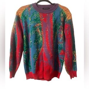 LV fashion bright colored sweater men’s small